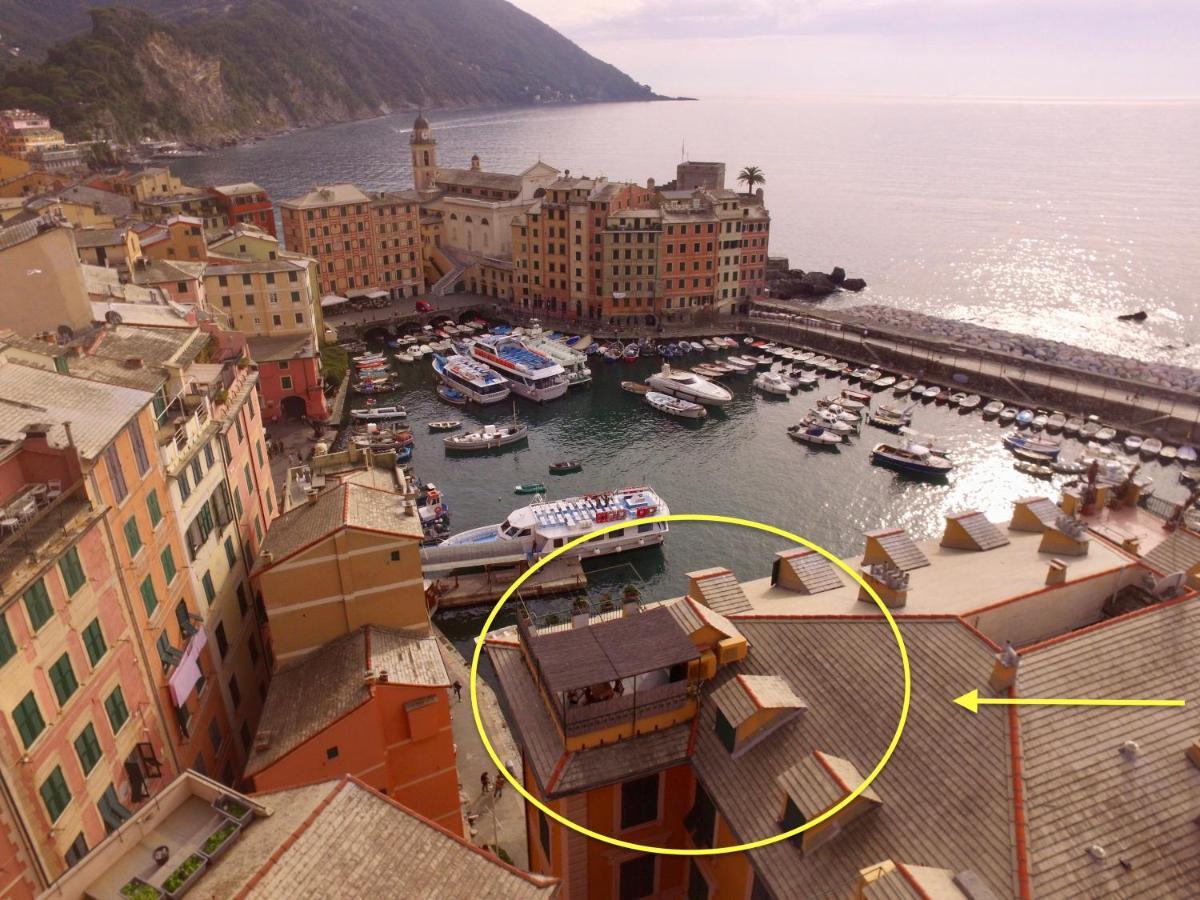 La mansarda sul Porto Camogli Exterior foto